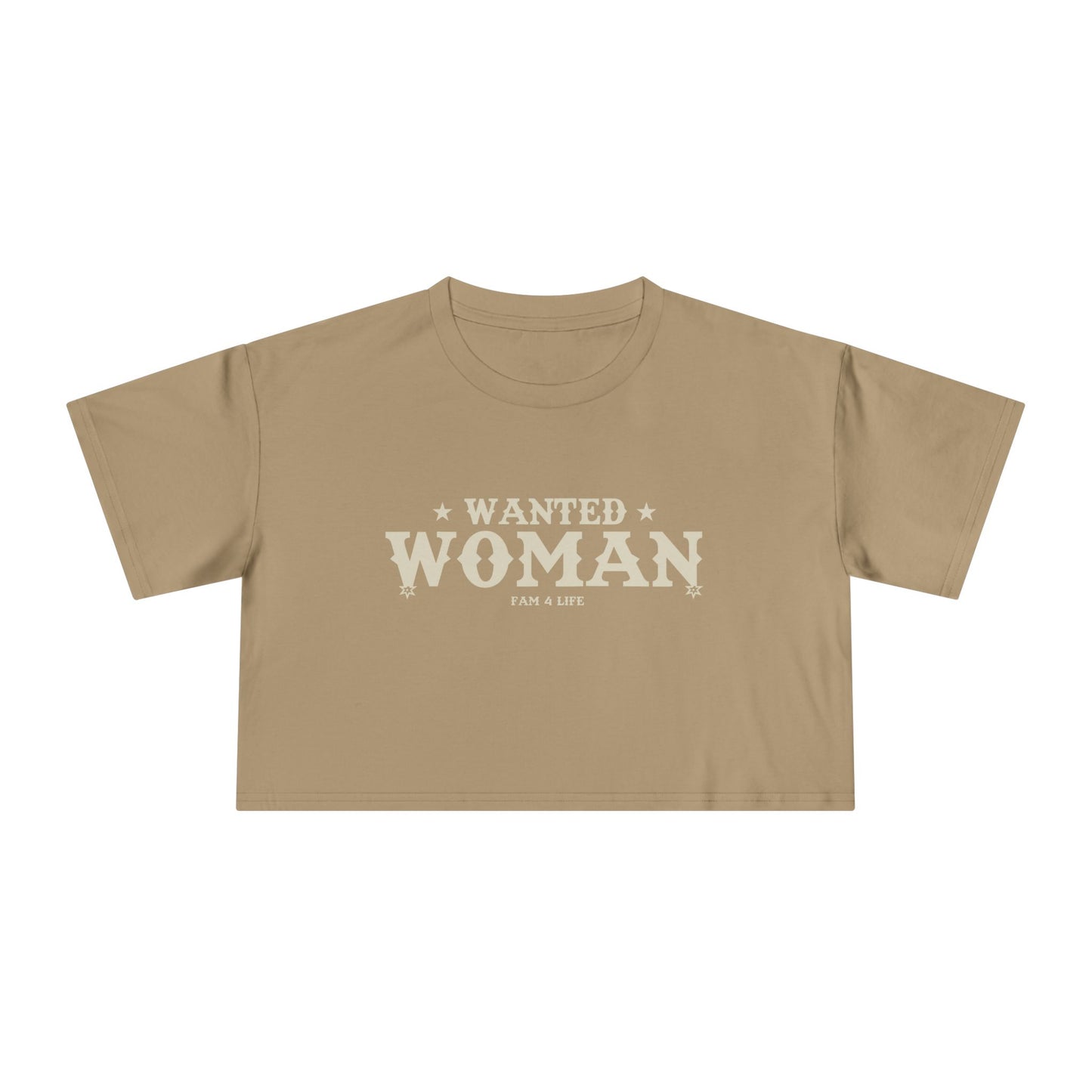 Wanted Woman Crop Tee