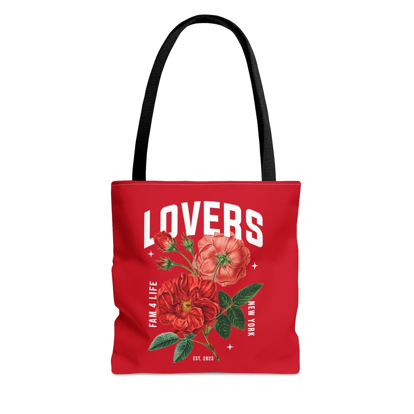 Lovers & Roses Tote Bag (Red)