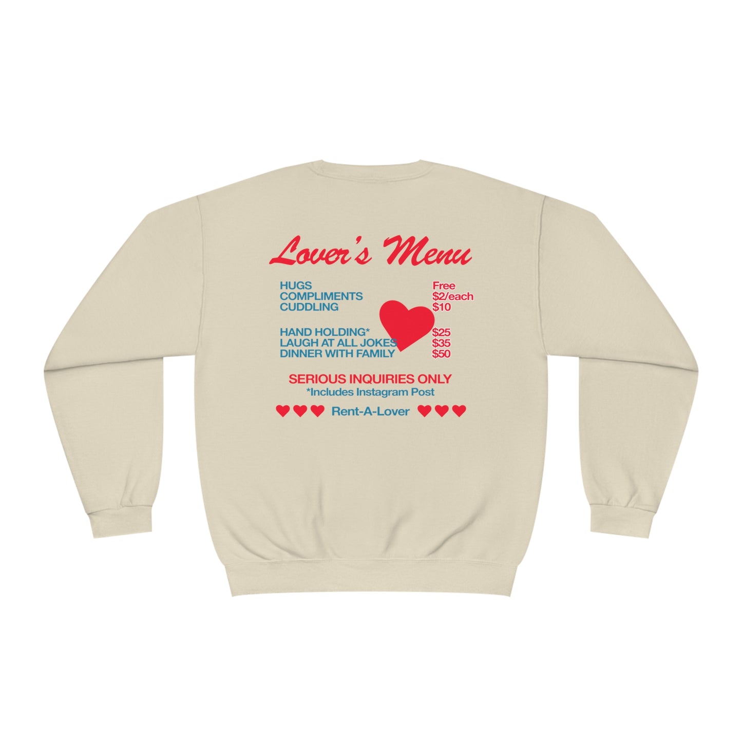 Lover's Menu Crewneck