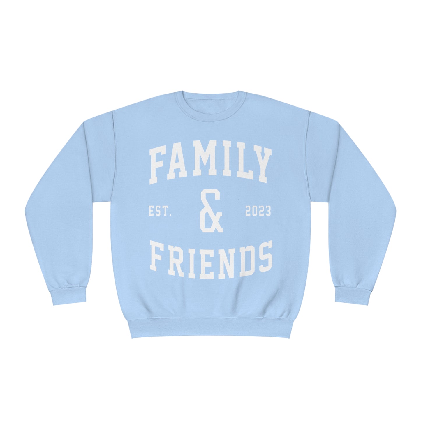 Family & Friends Crew Sweatshirt (Pastel)