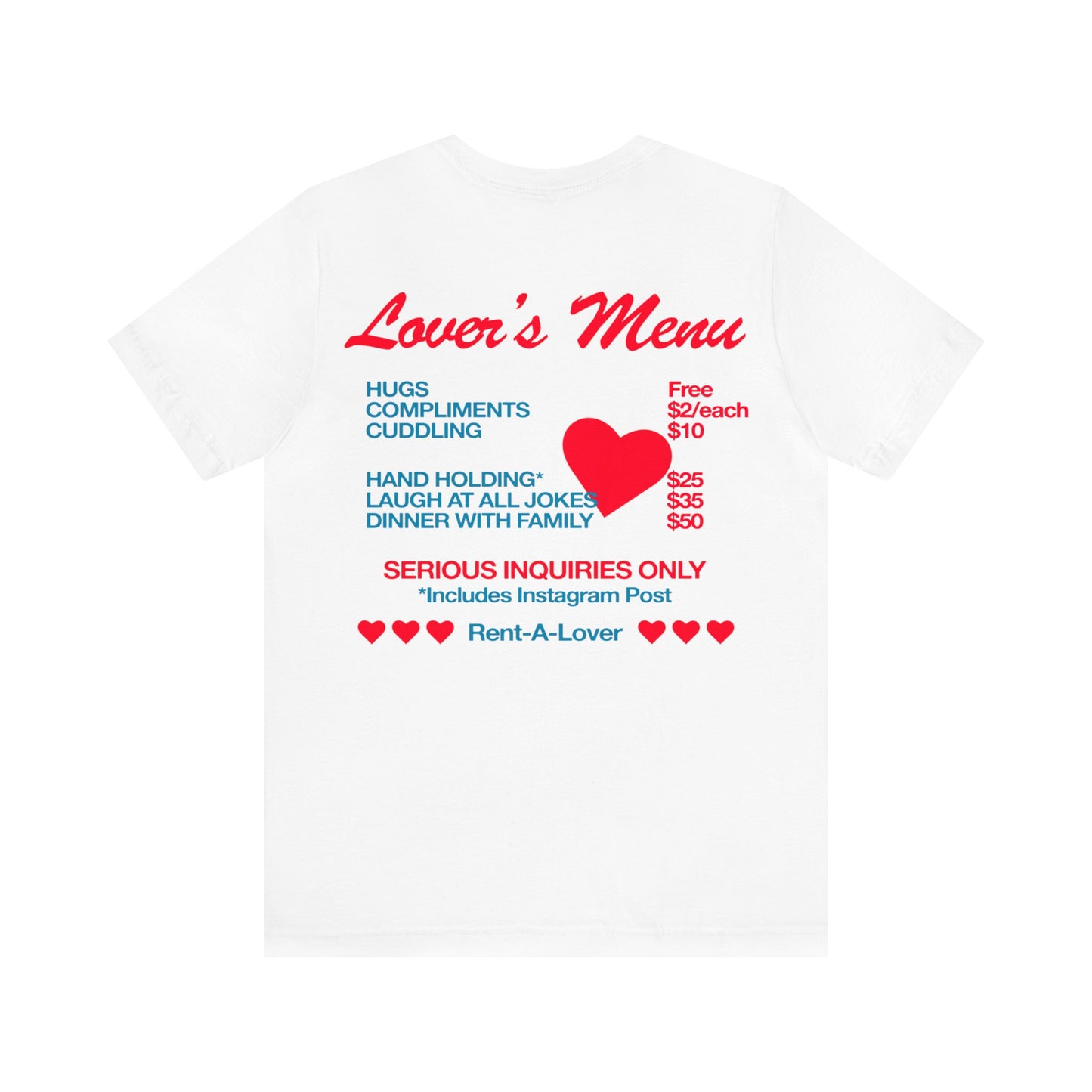 Lover's Menu T-Shirt