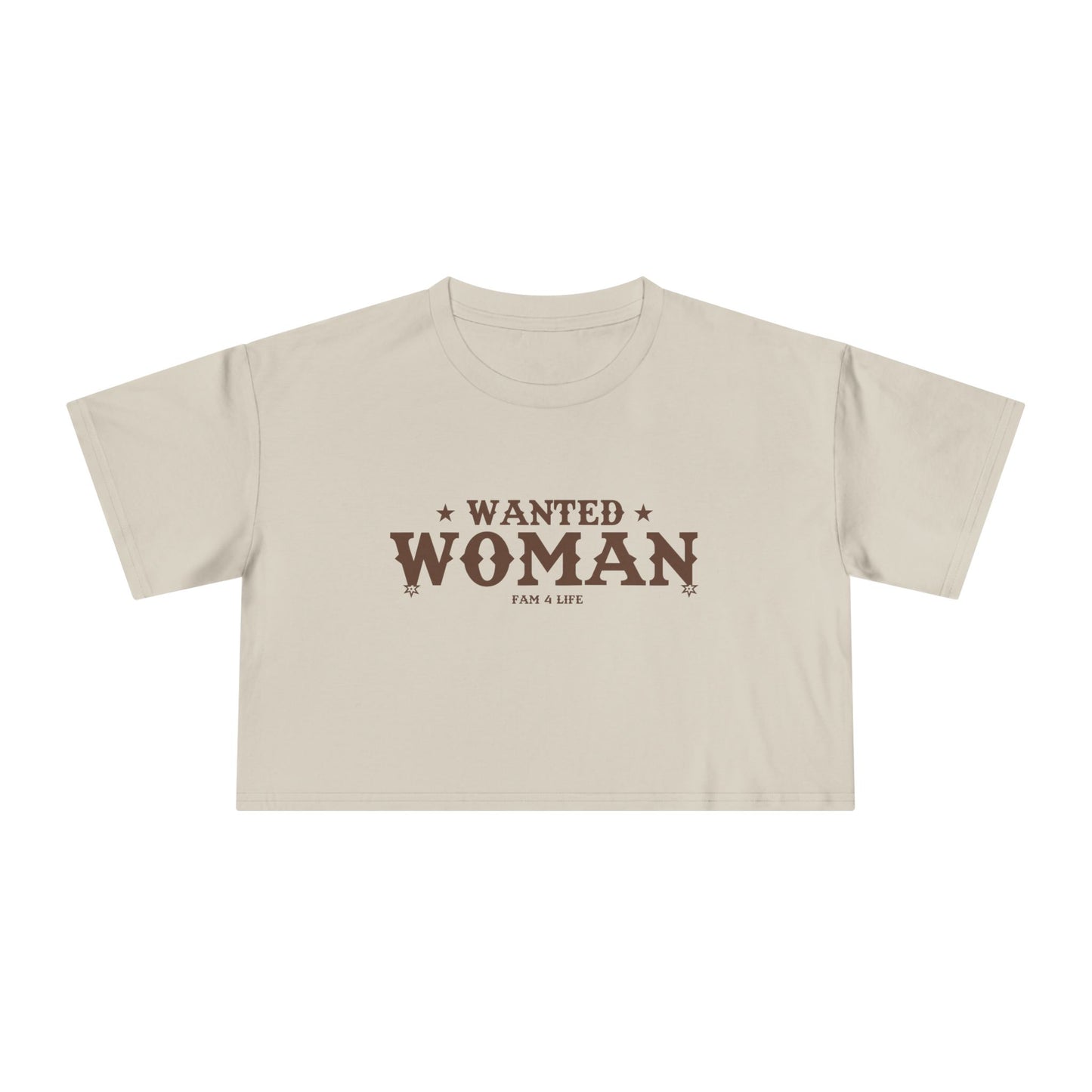 Wanted Woman Crop Tee