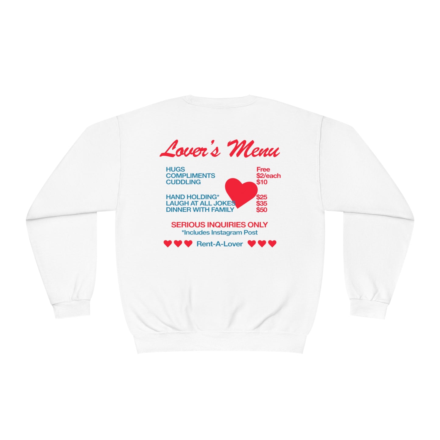Lover's Menu Crewneck