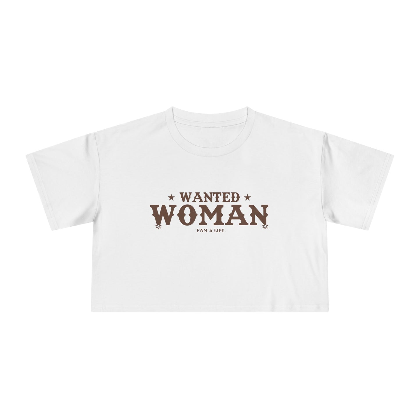 Wanted Woman Crop Tee