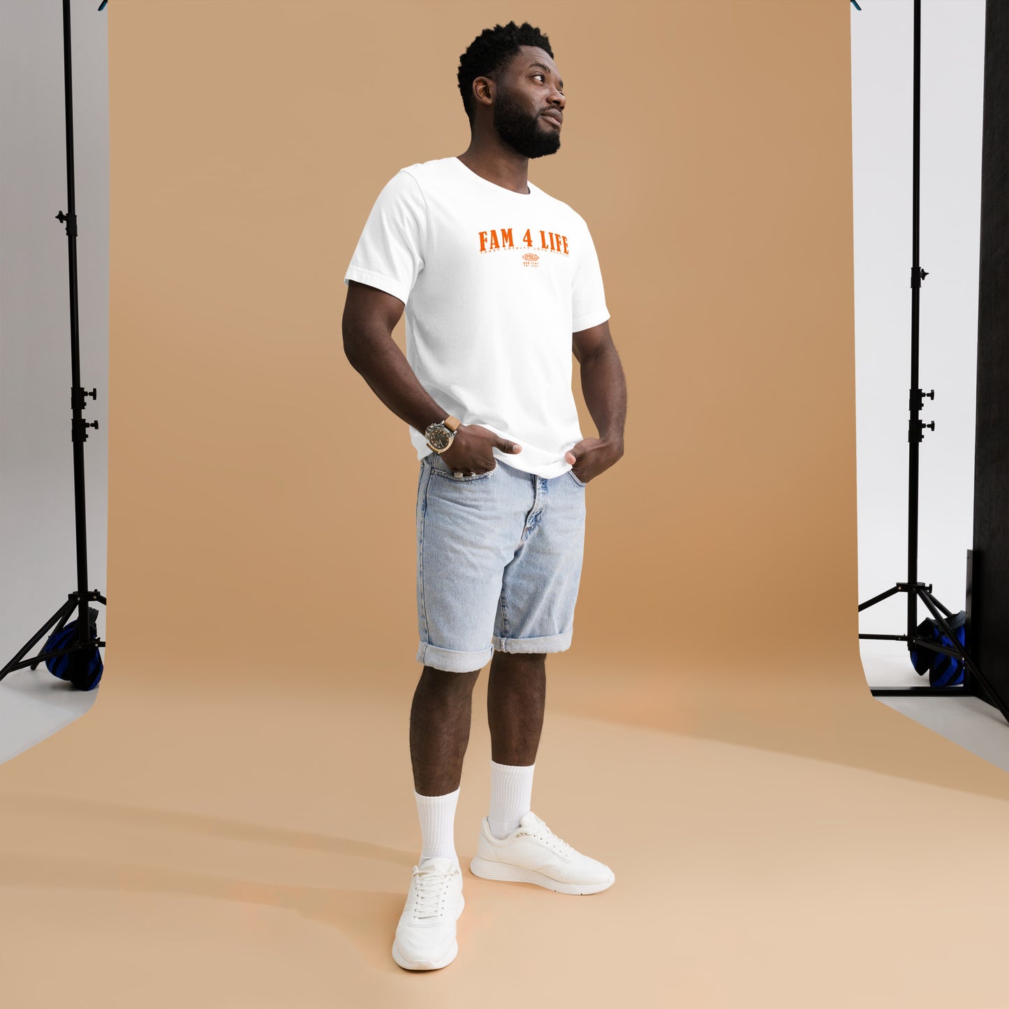 white evolution tee
