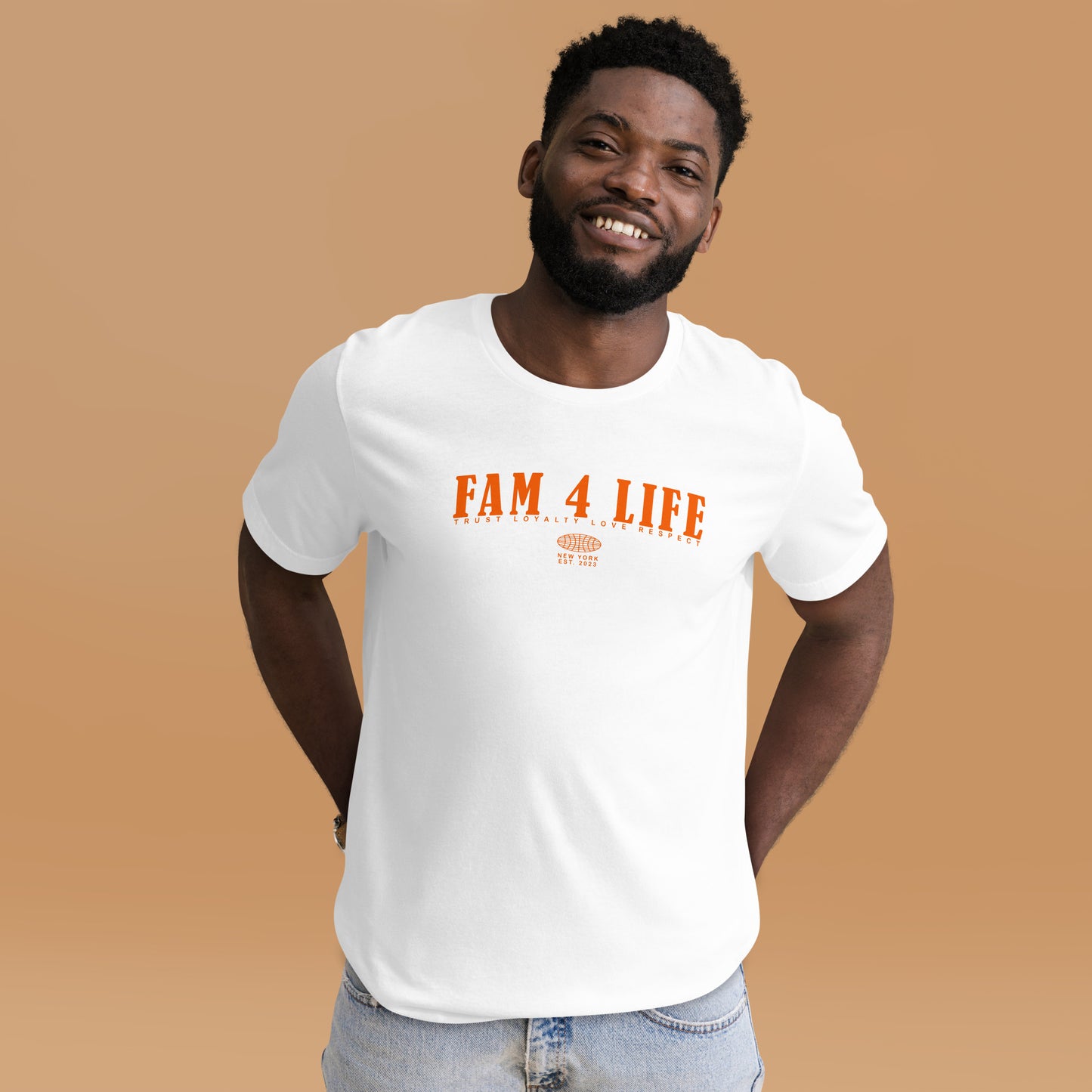 white evolution tee