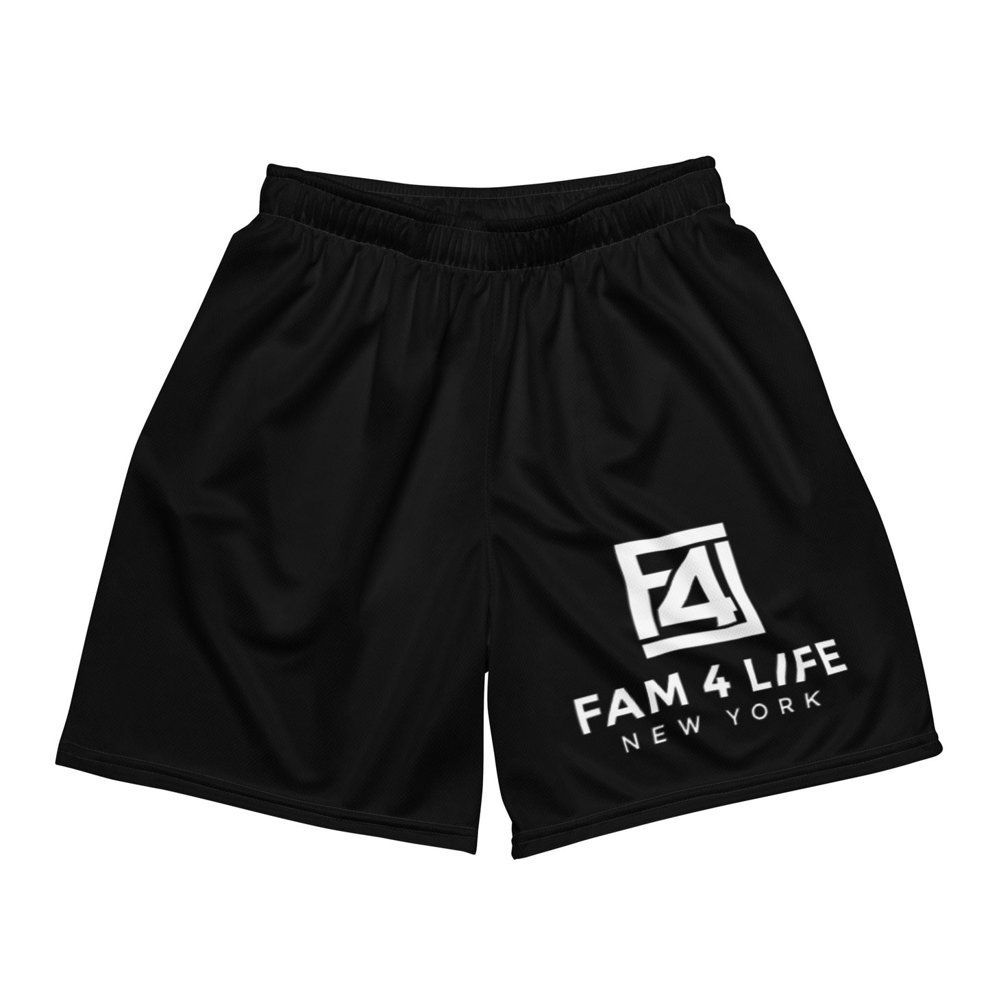 Big Staple Logo Mesh Shorts (Black)