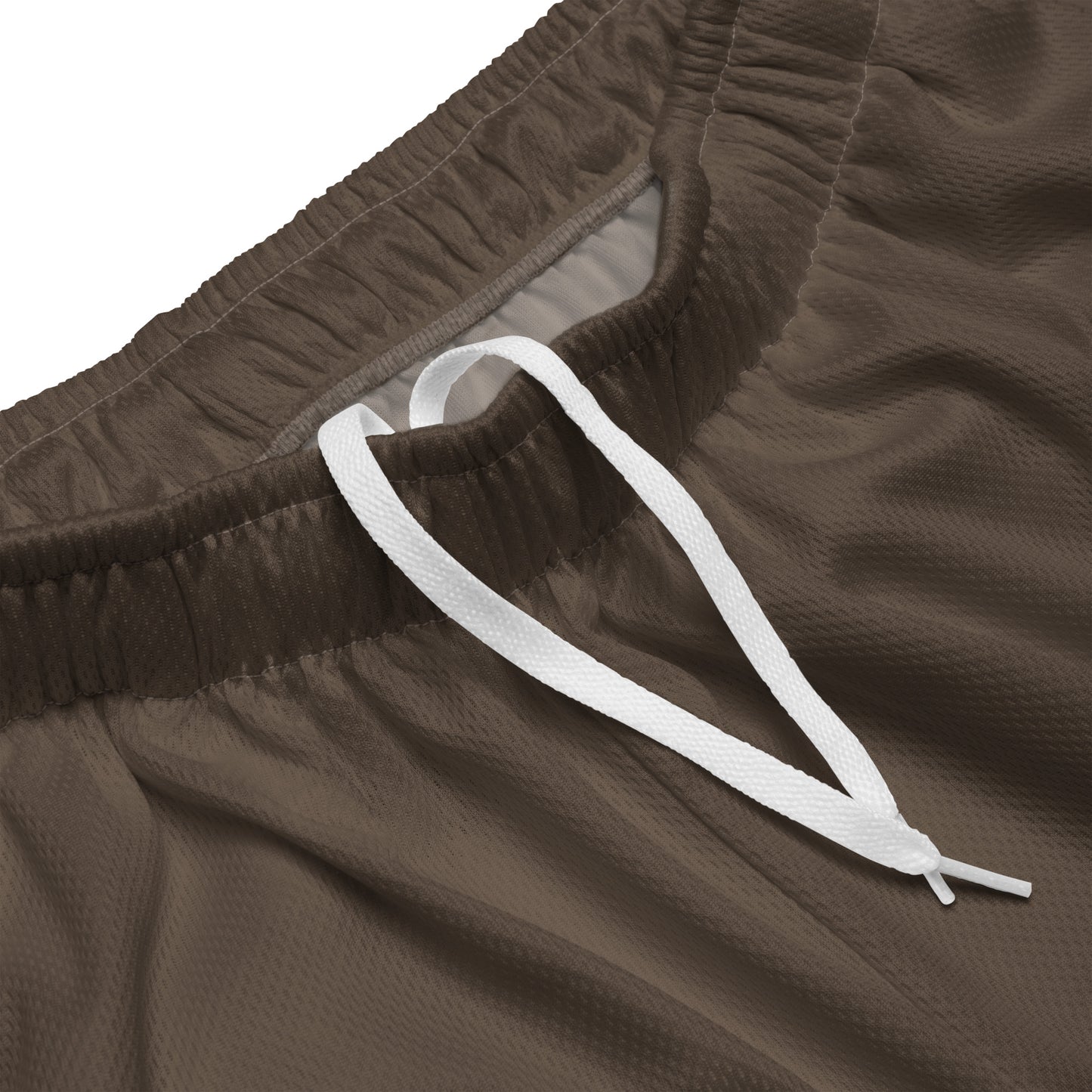 Big Staple Logo Mesh Shorts (Brown)
