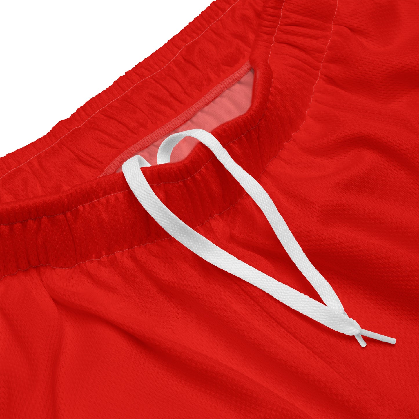 Big Staple Logo Mesh Shorts (Red)