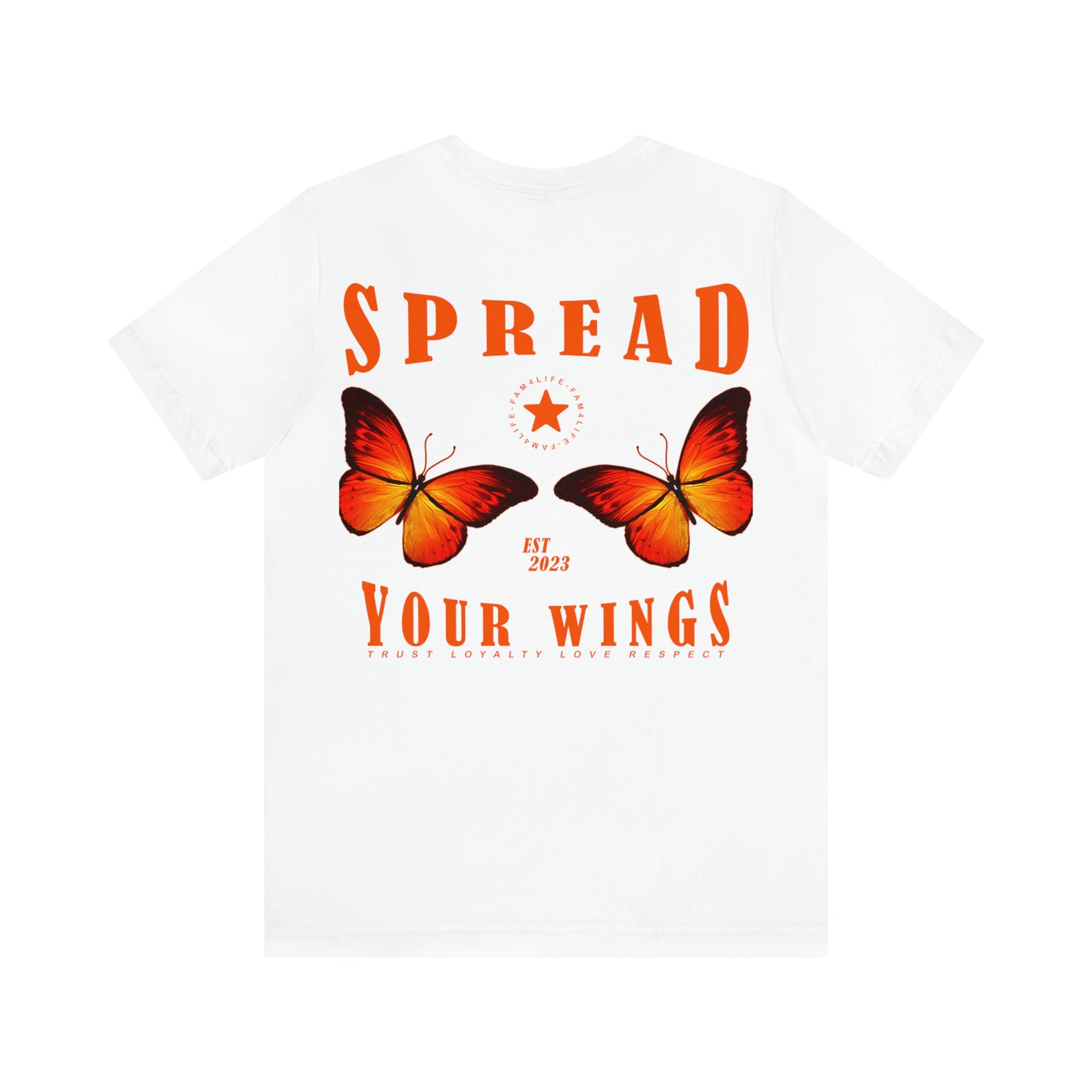 white evolution tee