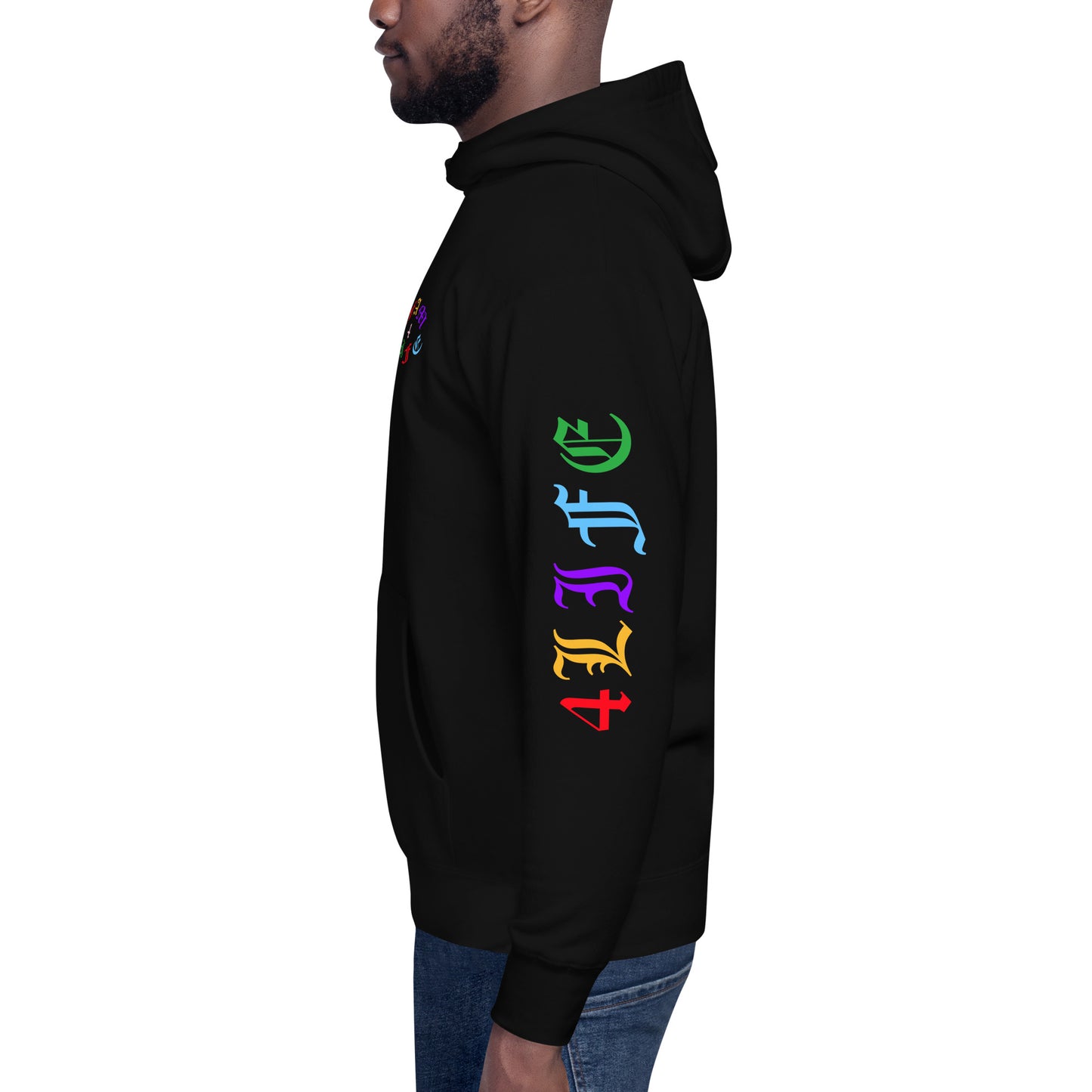 Family Legacy Unisex Hoodie (Multicolor Text)