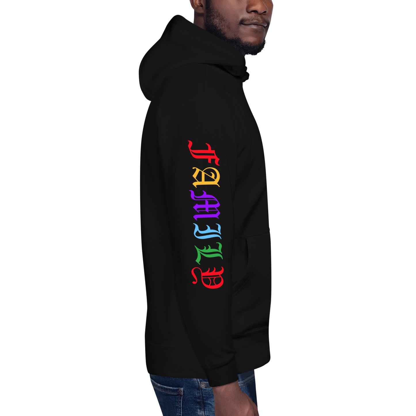 Family Legacy Unisex Hoodie (Multicolor Text)