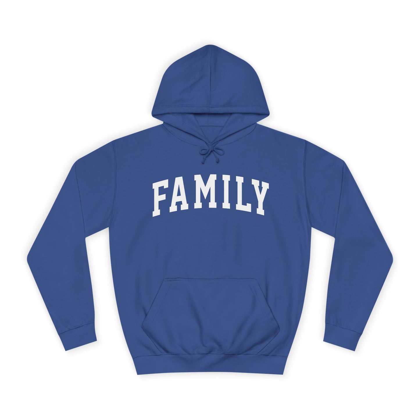 Family Hoodie — Cozy College-Style Pullover