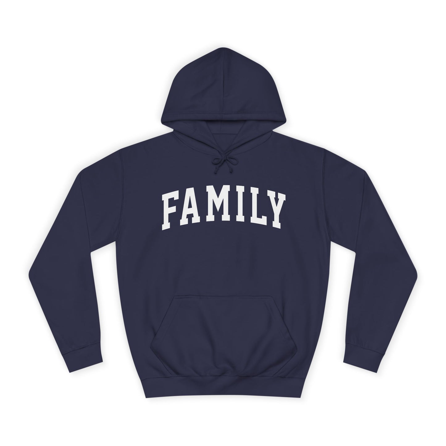 Family Hoodie — Cozy College-Style Pullover