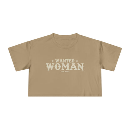 Wanted Woman Crop Tee