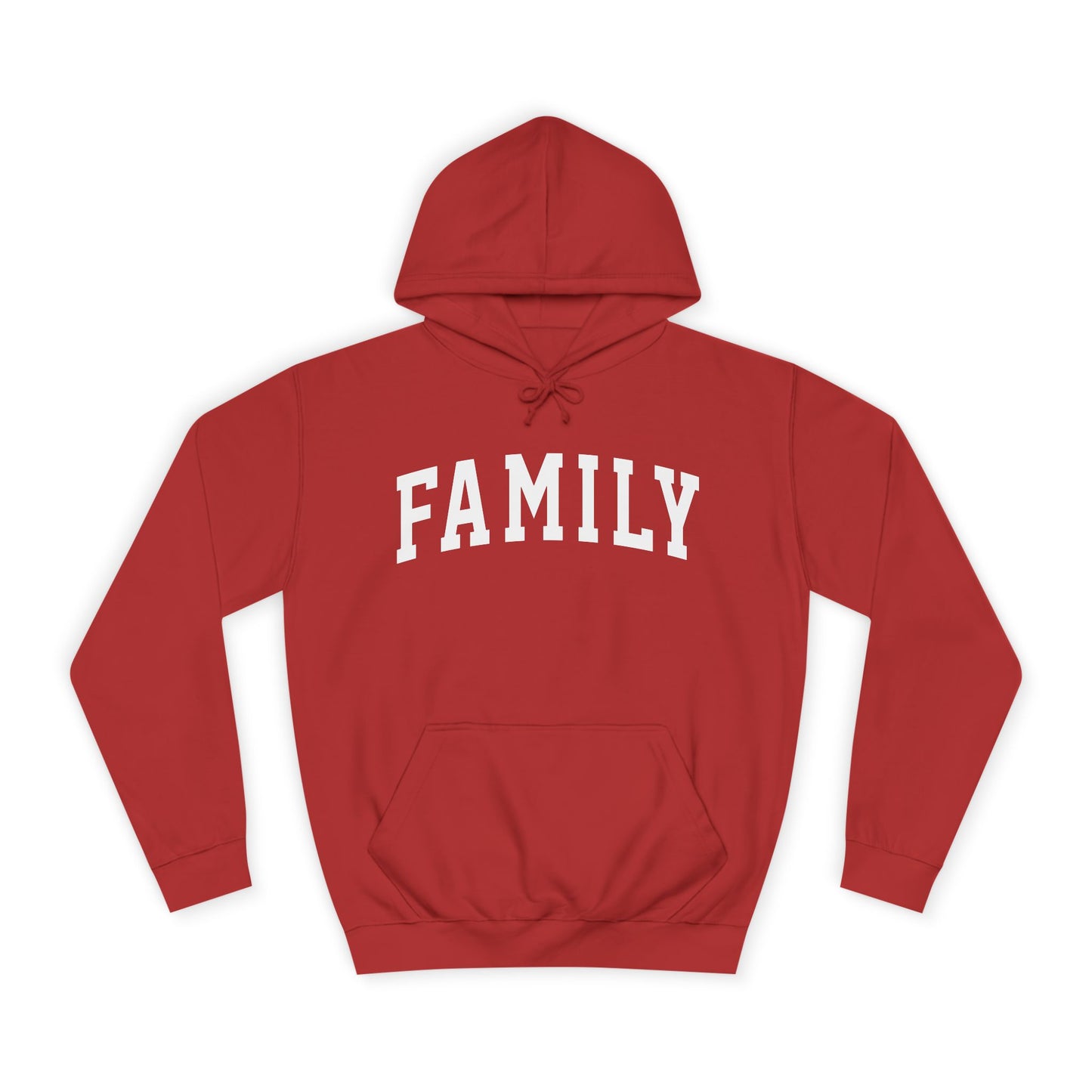 Family Hoodie — Cozy College-Style Pullover