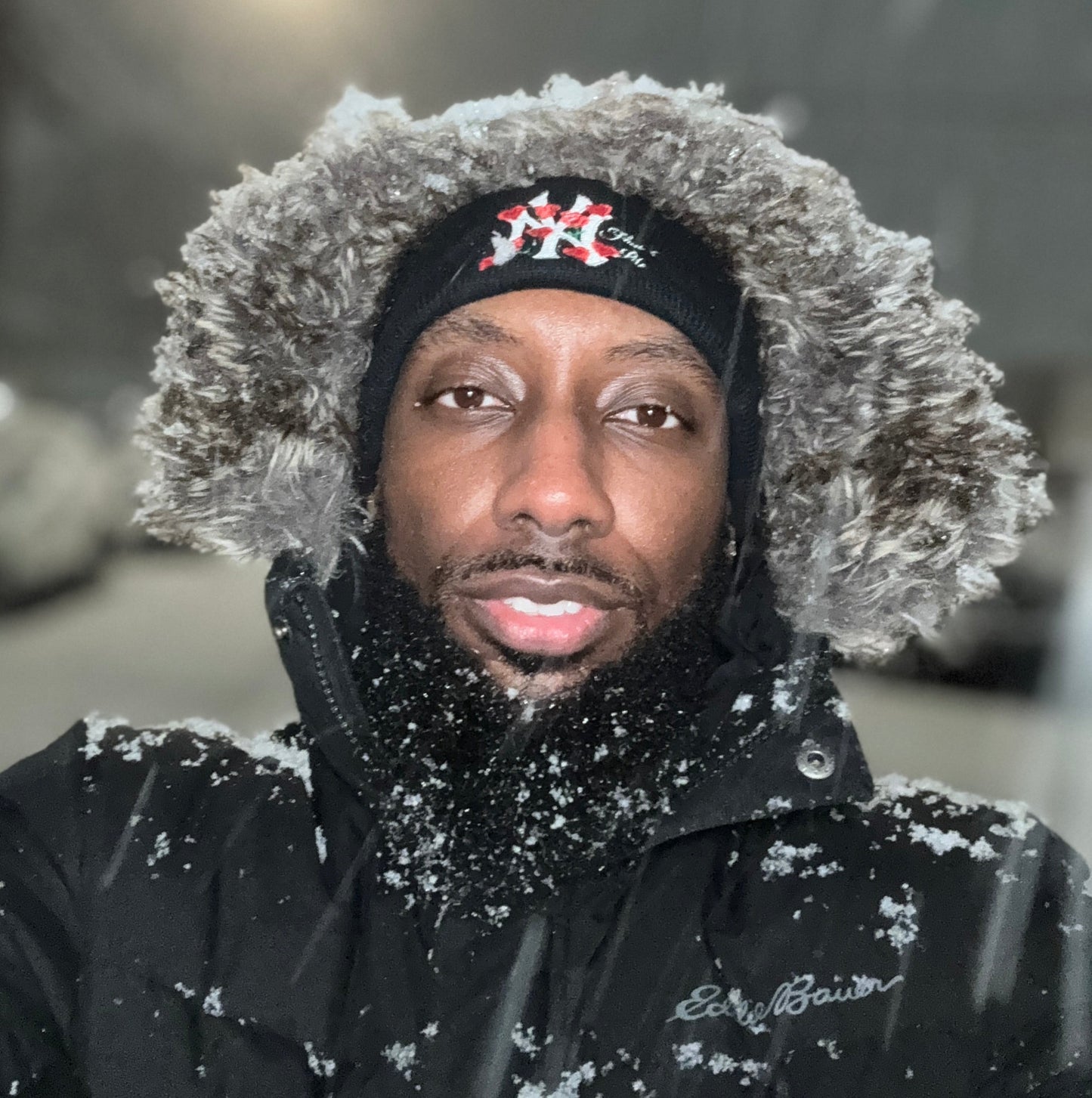 Lovers and Roses Beanie (Black)