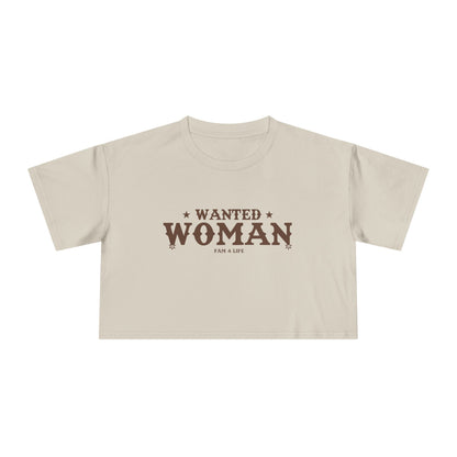 Wanted Woman Crop Tee