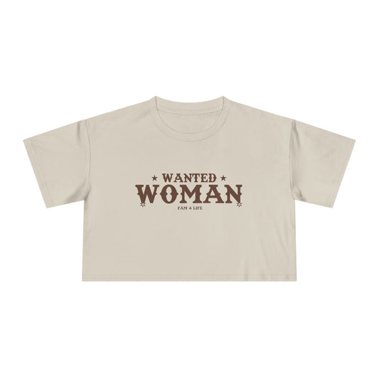 Wanted Woman Crop Tee