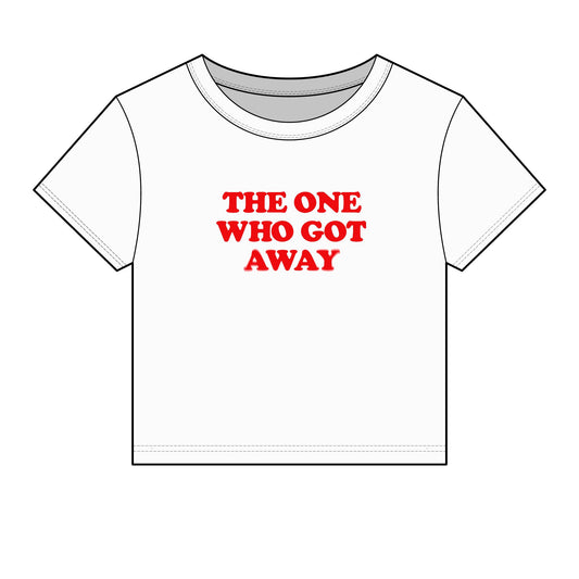 The One Who Got Away Crop Tee — Women's Graphic Baby T‑Shirt