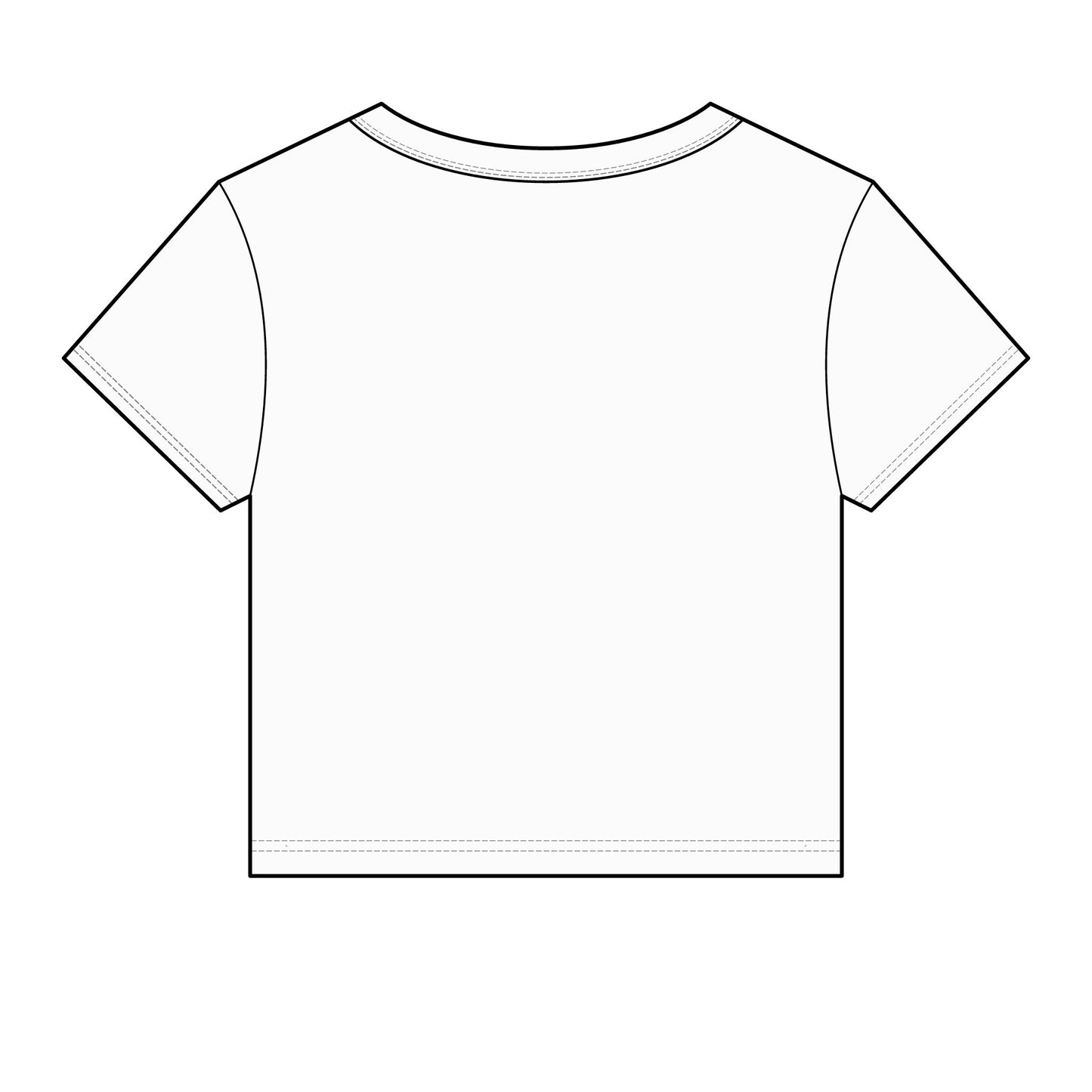 The One Who Got Away Crop Tee — Women's Graphic Baby T‑Shirt