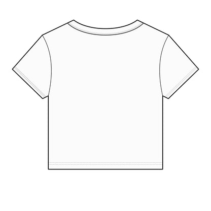 The One Who Got Away Crop Tee — Women's Graphic Baby T‑Shirt