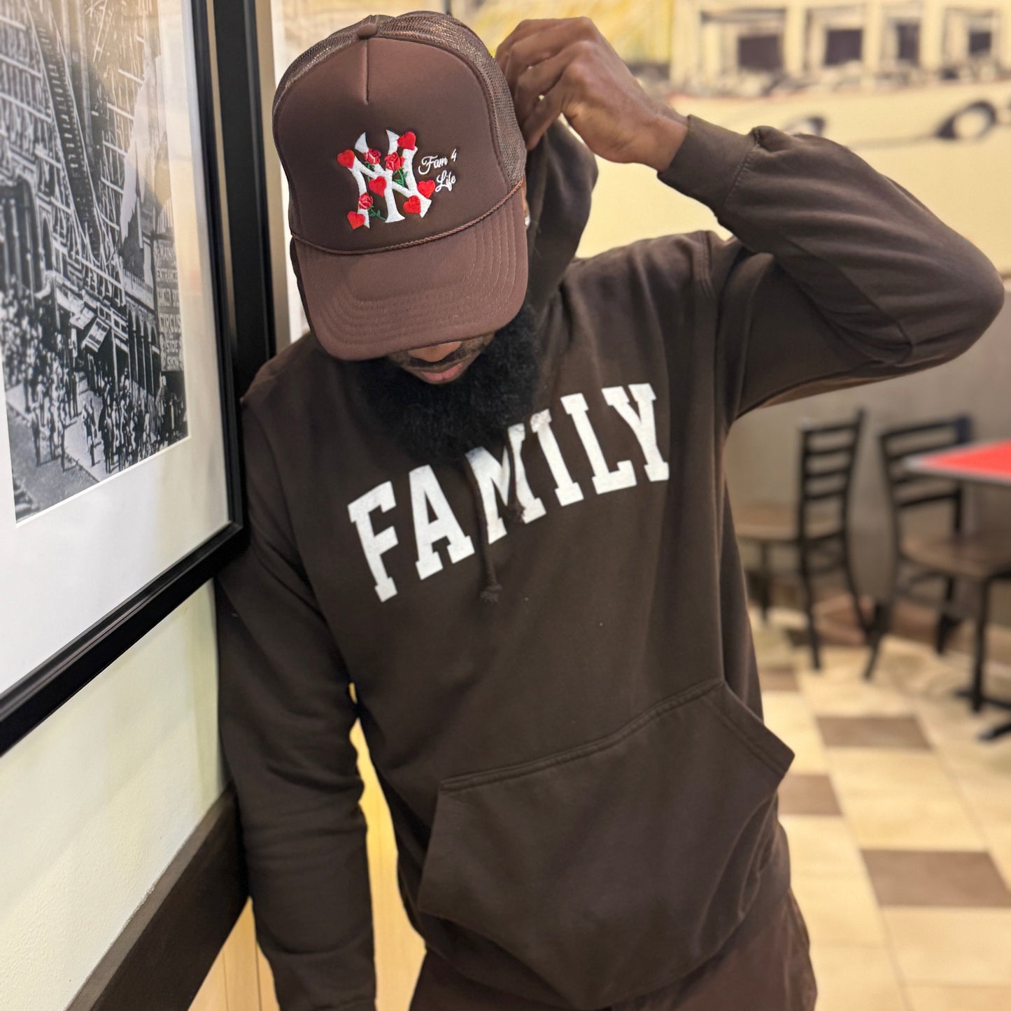 Family Hoodie — Cozy College-Style Pullover