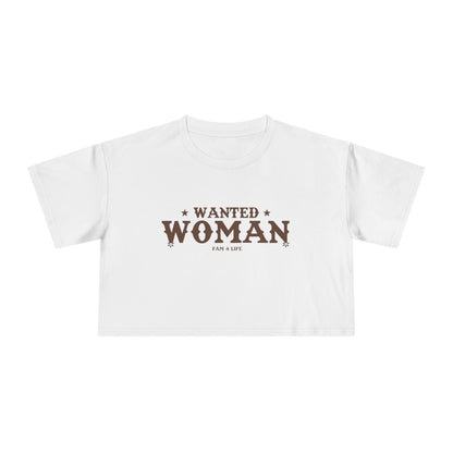 Wanted Woman Crop Tee