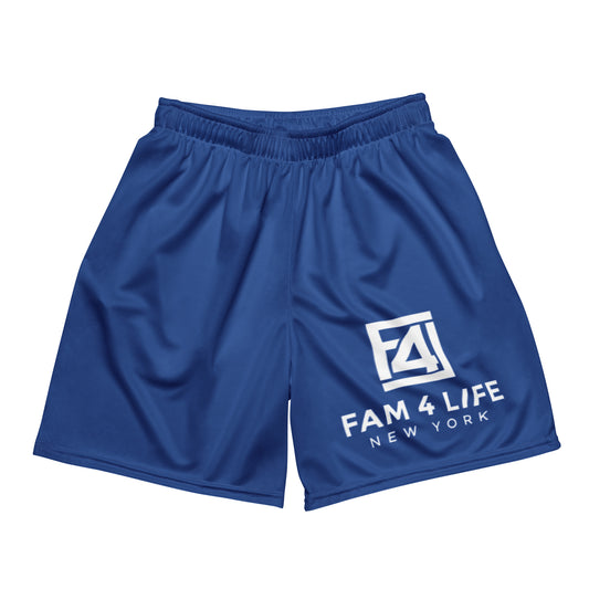 Big Staple Logo Mesh Shorts (Blue)