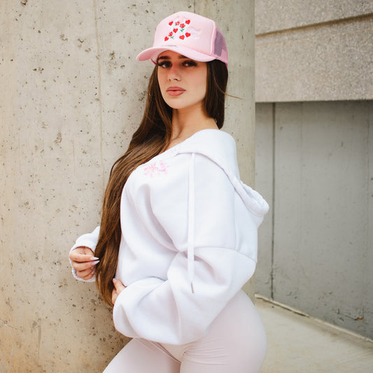 NY Lovers and Roses Trucker Hat (Pink)